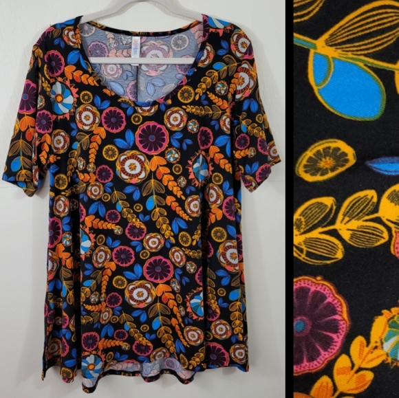 NOT FOR SALE Lularoe Perfect T Shirt Top Sz L - Picture 1 of 12